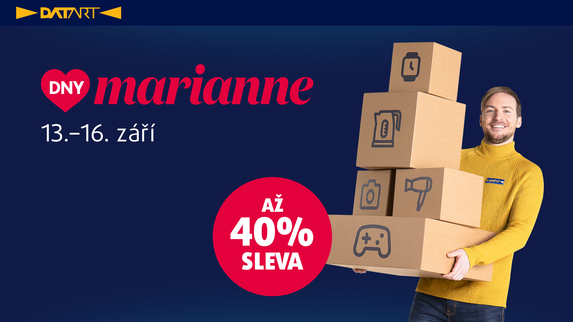 Slevy až 40% v DATARTu 