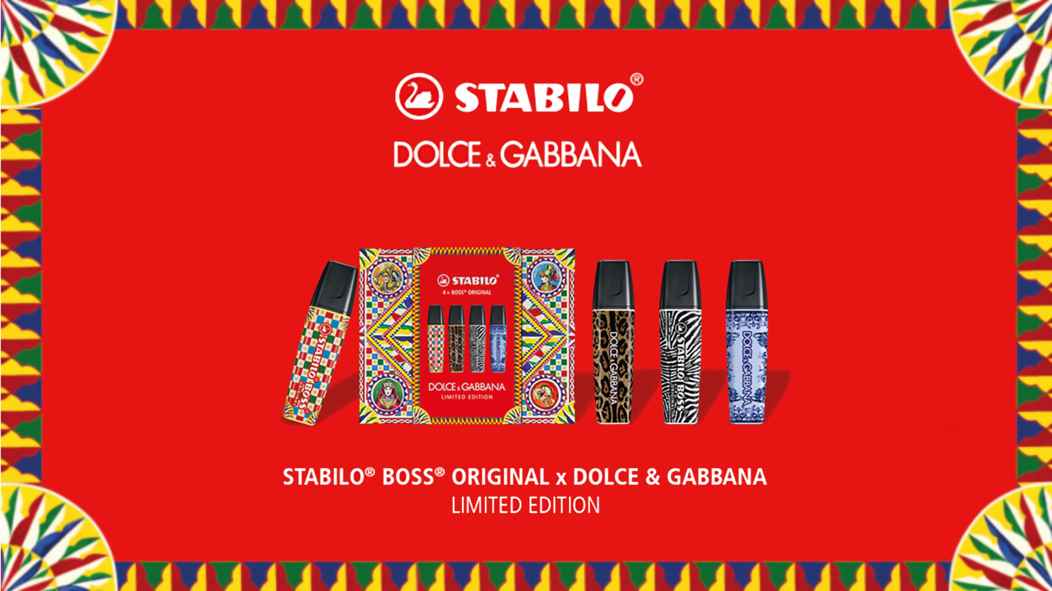 limitovaná edice stabilo a dolce &amp; gabbana