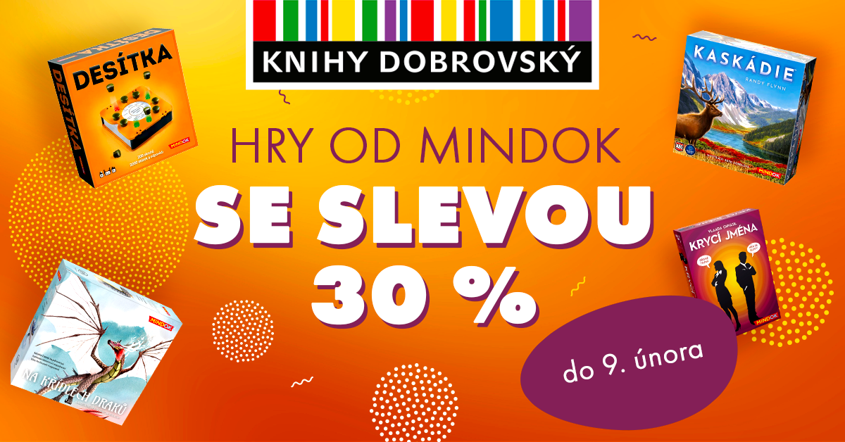 Hry od Mindok se slevou 30 %