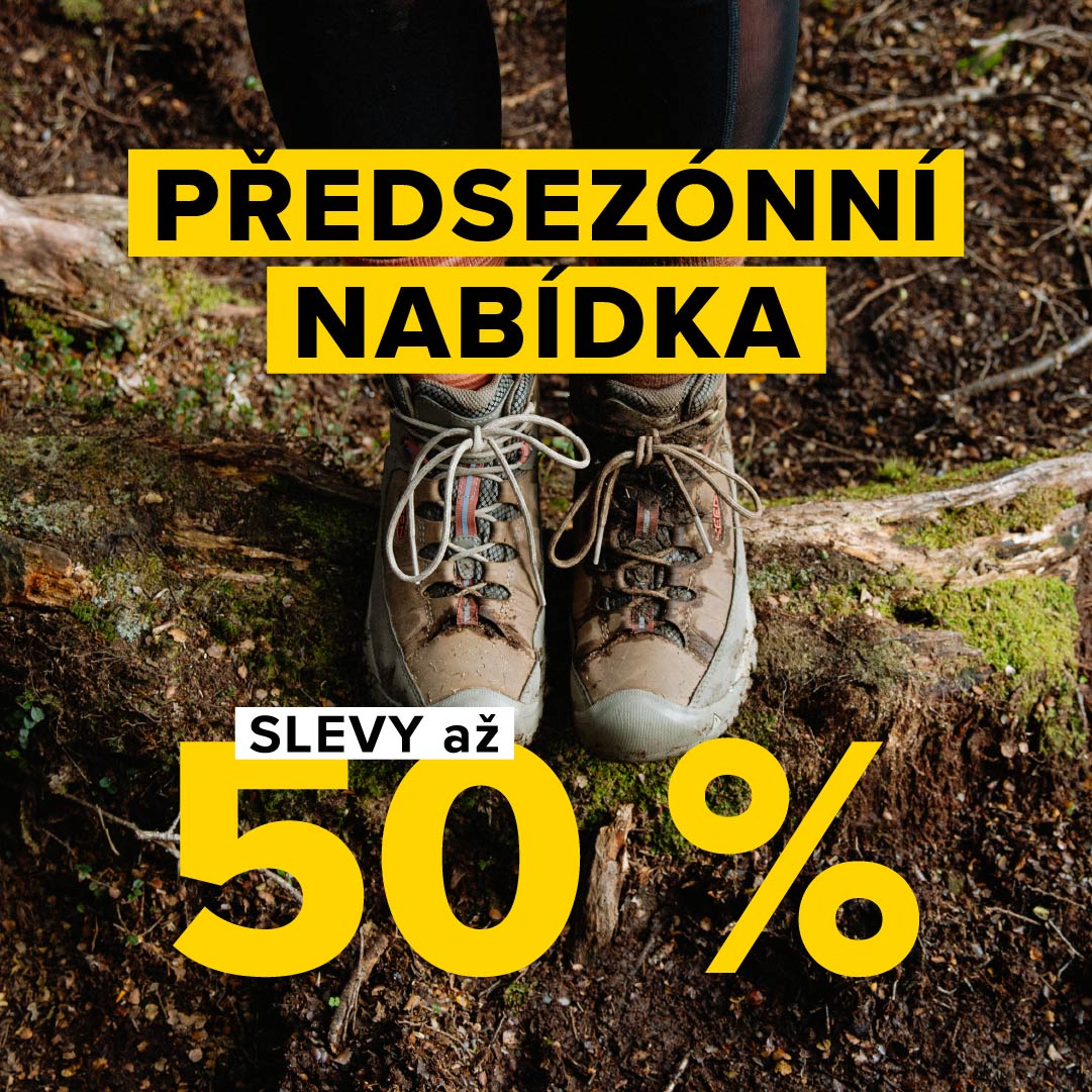 PŘEDSEZONNÍ NABÍDKA, SLEVY AŽ -50 % 